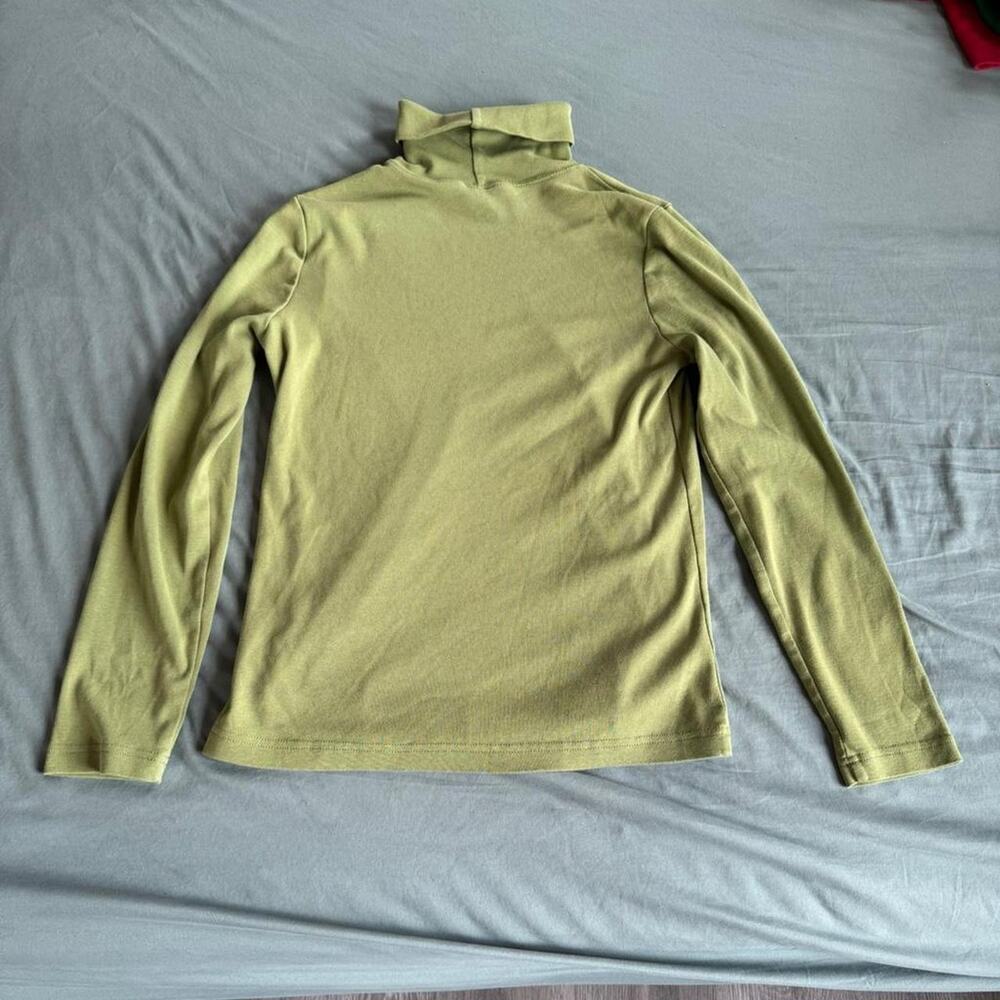 Green Christopher & Banks turtleneck shirt- Size Women's Large